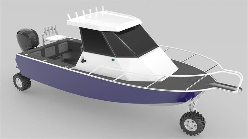 FC600 Hard Top Amphibious - photo © FC Boats