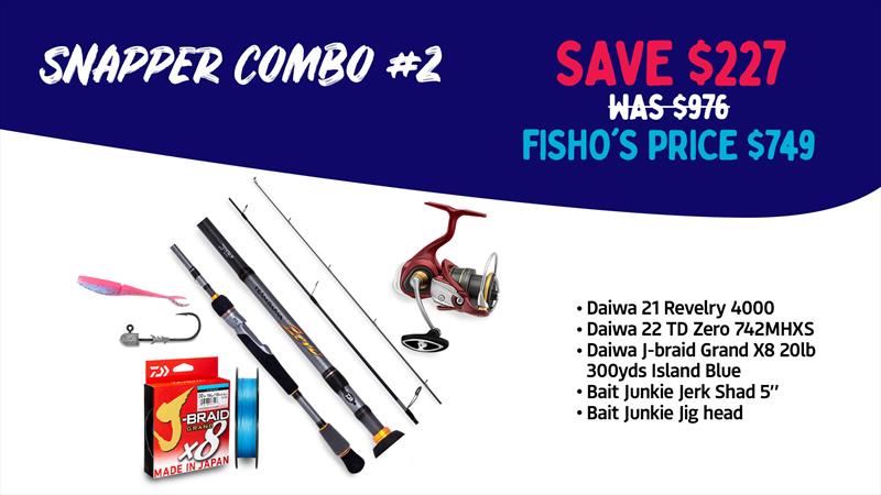 Snapper Combo #2 - photo © Fisho's Tackle World