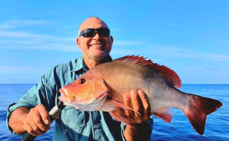 A dark-tailed sea perch caught on a Hot Reels Charter recently - photo © Fisho's Tackle World