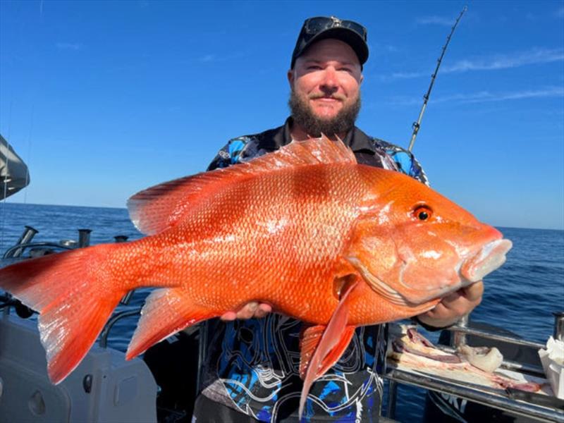 Simon snared a nice red emperor off D.I. recently - photo © Fisho's Tackle World