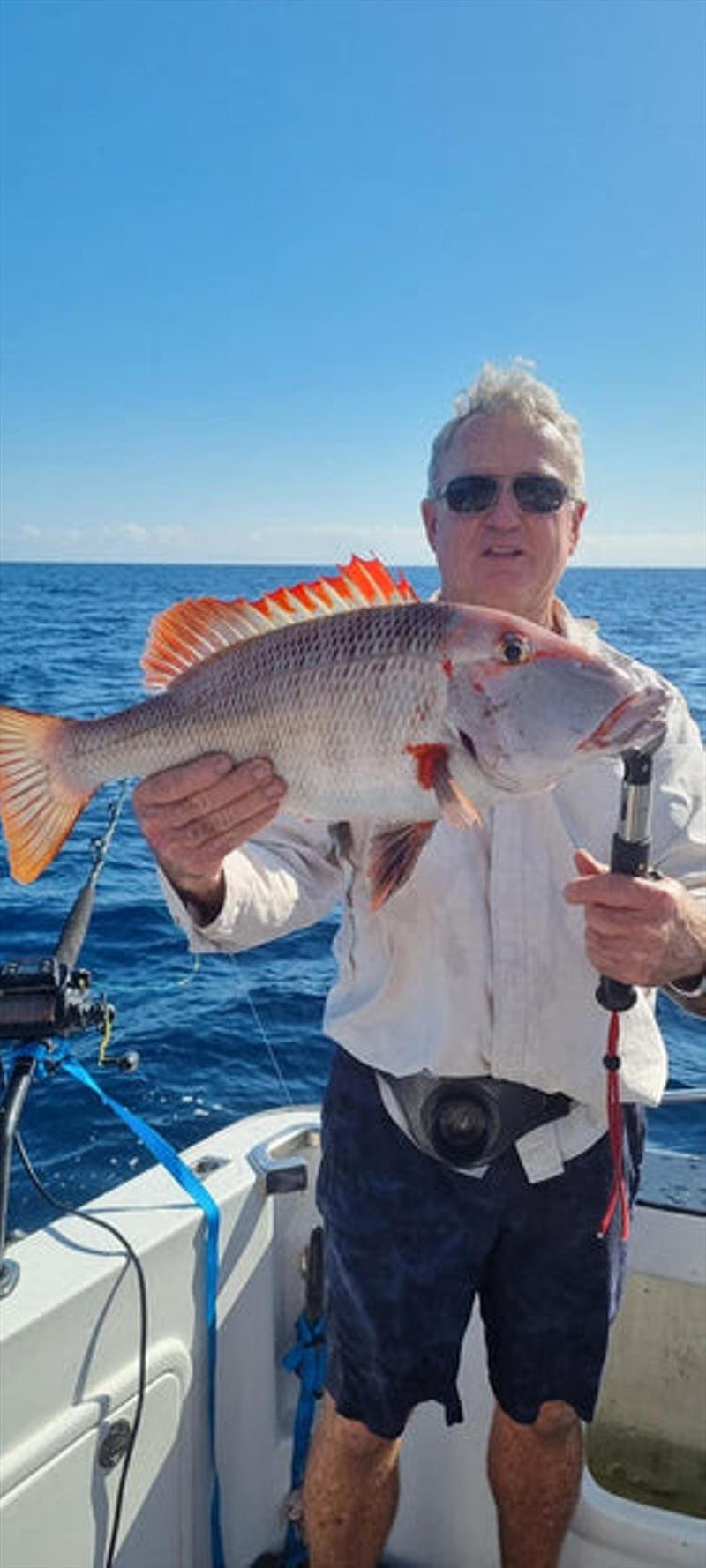 Wayne Parr scored a ripper red throat offshore last week - photo © Fisho's Tackle World
