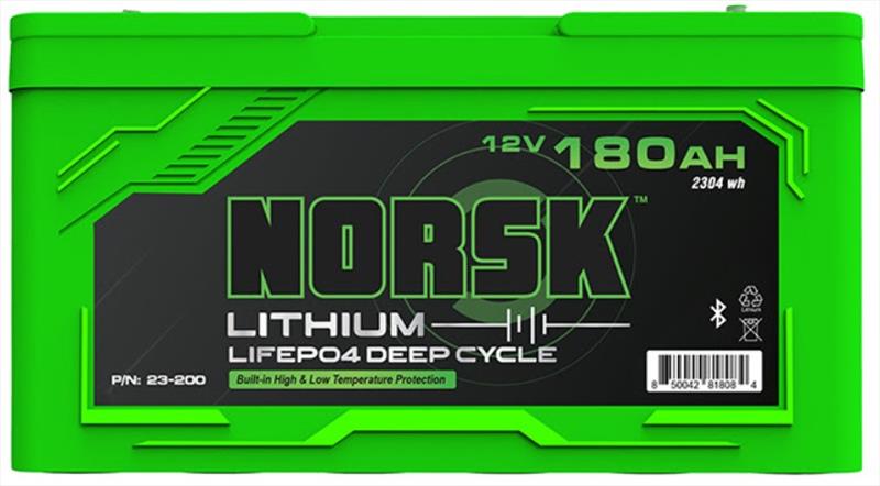 180AH 12V LiFePO4 Starting/House battery - photo © NORSK Lithium