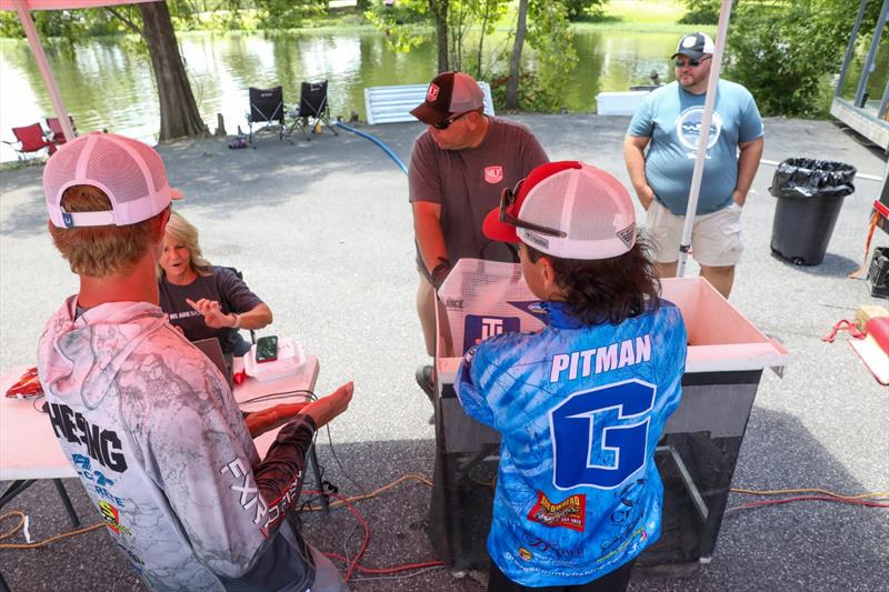 2023 Wiley X High School Fishing Camp Presented by Tackle Warehouse photo copyright Garrett Davidson / Major League Fishing taken at  and featuring the Fishing boat class