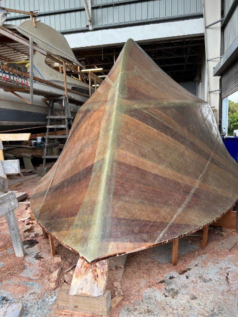 Hull #10 - All glassed up - photo © Michael Rybovich & Sons