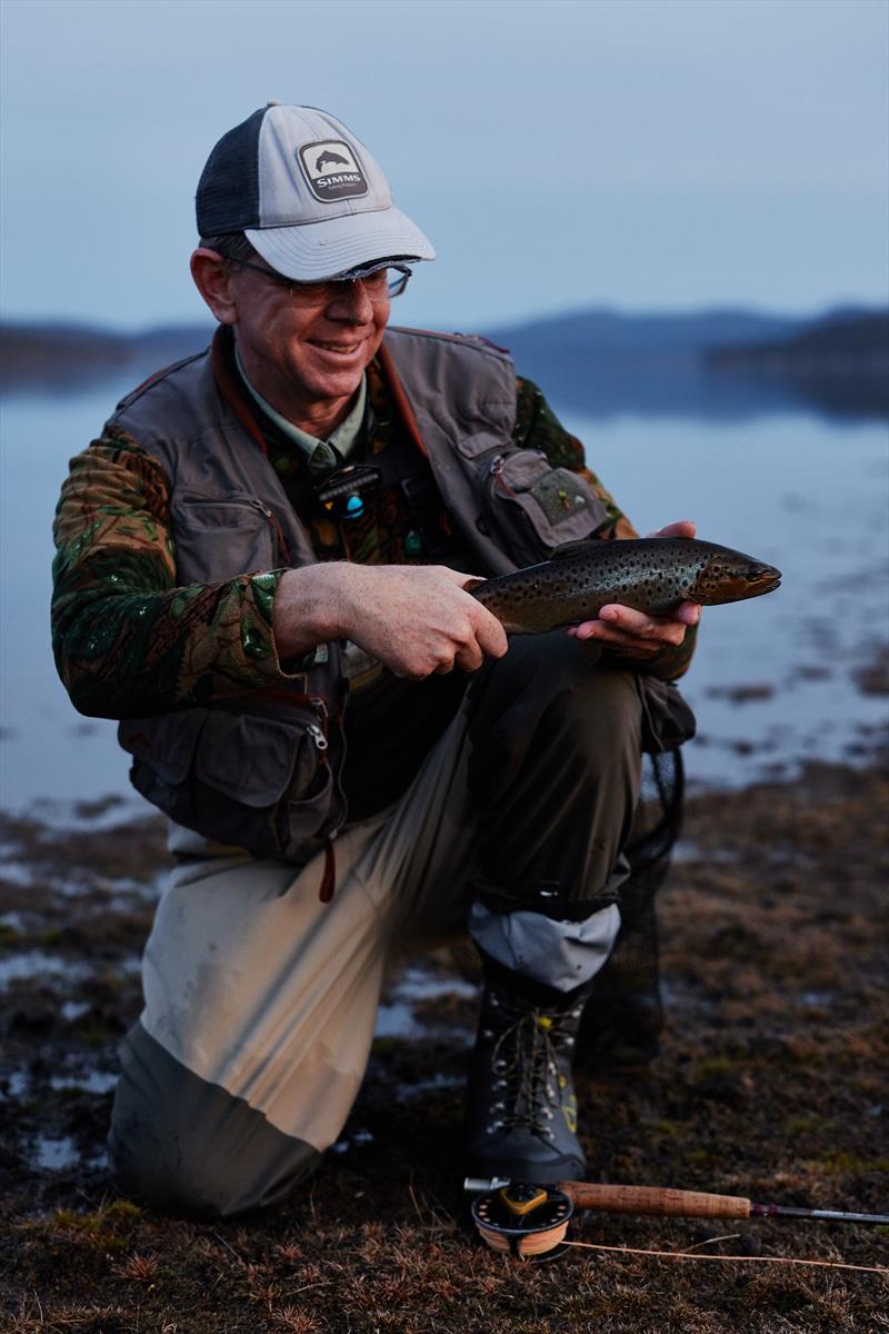 This fish fell to a #18 hares ear under a dry - photo © Spot On Fishing Hobart