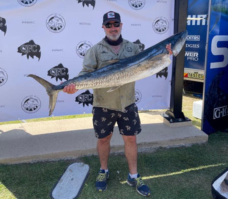 The winning spanish mackerel weighted in at the Woodgate fishing comp blitzed all others - photo © Fisho's Tackle World