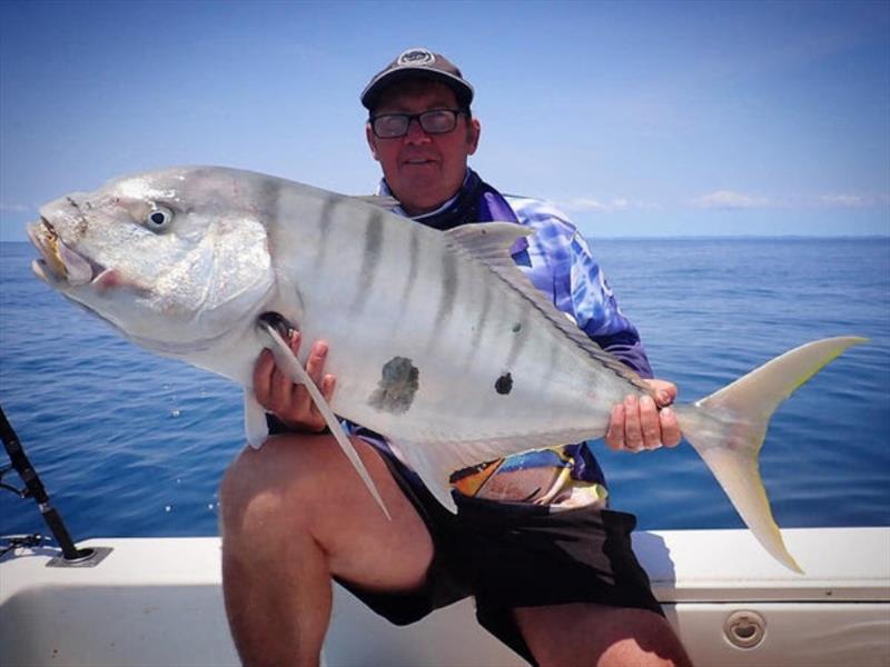 James Kelly's thumper goldy was always going to take some beating. He relished the day out with his sons on a Fraser Guided Fishing tour - photo © Fisho's Tackle World