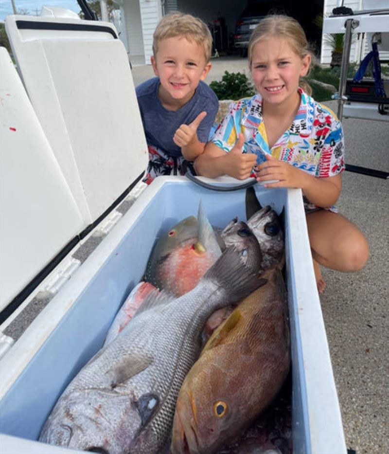 The Leaver kids will be eating well for some time to come - photo © Fisho's Tackle World
