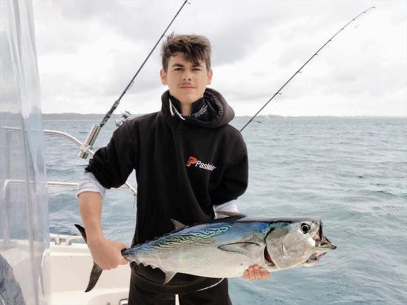 Tyron had fun with the mack tuna whilst out spinning on the bay - photo © Fisho's Tackle World