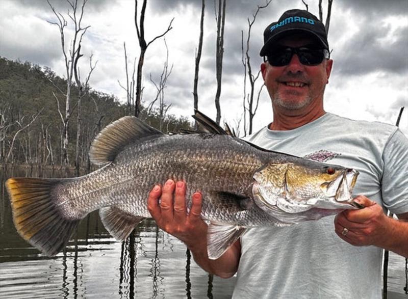 Tackle World GM David getting in on the Mondy madness - photo © Fisho's Tackle World