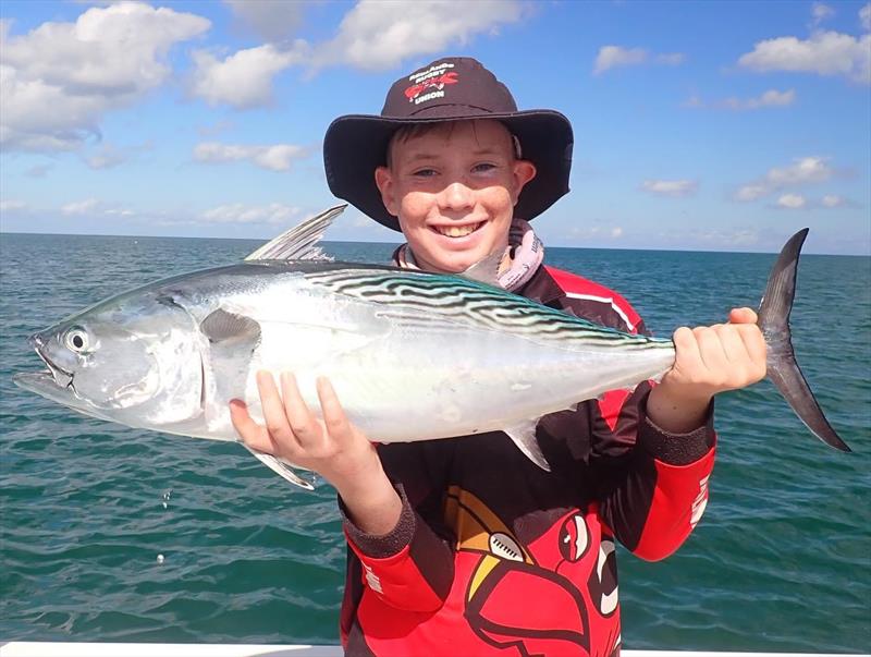 There is mack tuna out there in abundance and Tri from Fraser Guided Fishing has been all over them - photo © Fisho's Tackle World