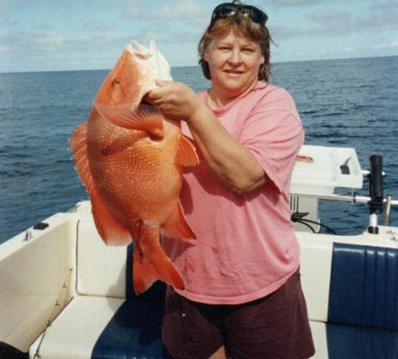 We sadly lost Lyn Althaus this week. Lyn was an avid angler and active member of the River Heads Fishing Club and will be sorely missed - photo © Fisho's Tackle World