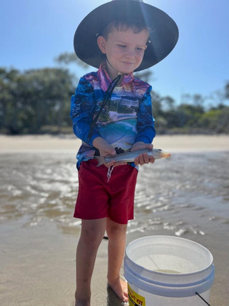 It is all about the kids this time of year. Many happy hours can be enjoyed catching whiting along our beaches - photo © Fisho's Tackle World