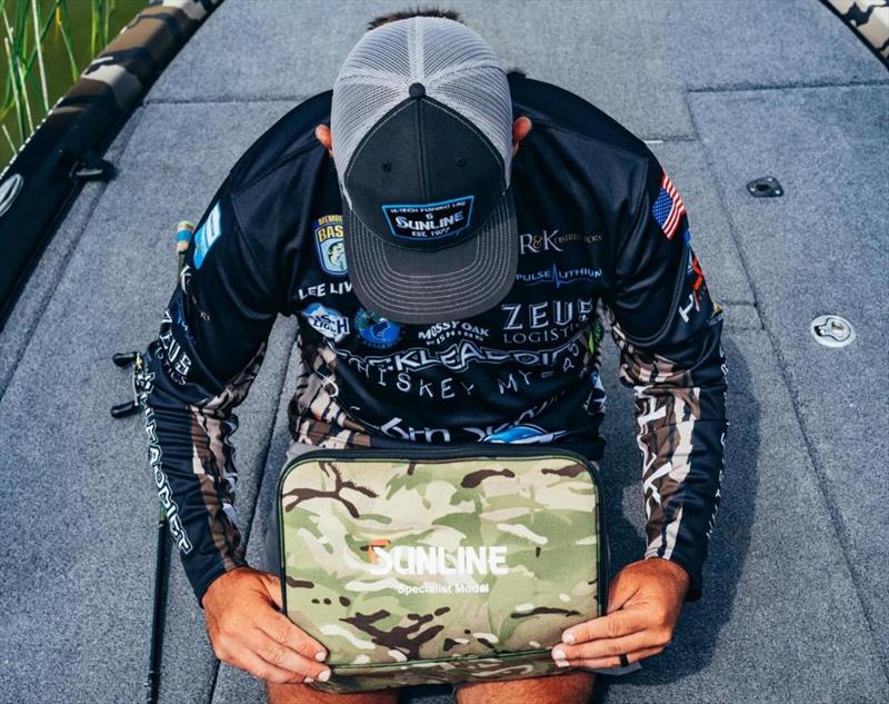 Sunline Camo Line Storage Bag photo copyright Sunline America taken at  and featuring the Fishing boat class