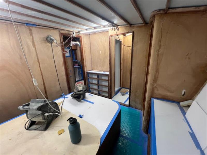 Hull #9 - VIP stateroom joinery photo copyright Michael Rybovich & Sons taken at  and featuring the Fishing boat class