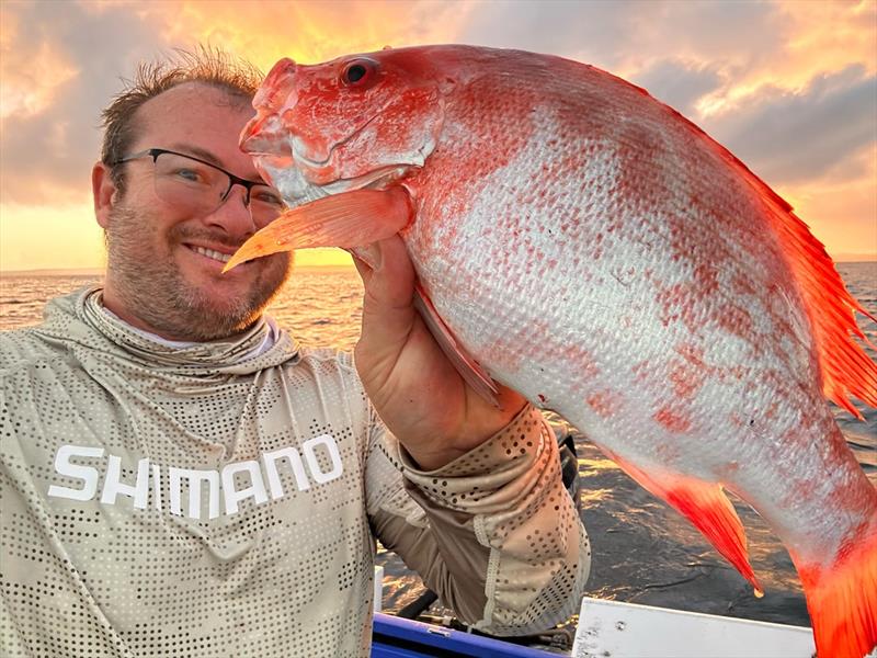 Nothing like sunsets and sunrises to enhance fish pics - photo © Fisho's Tackle World