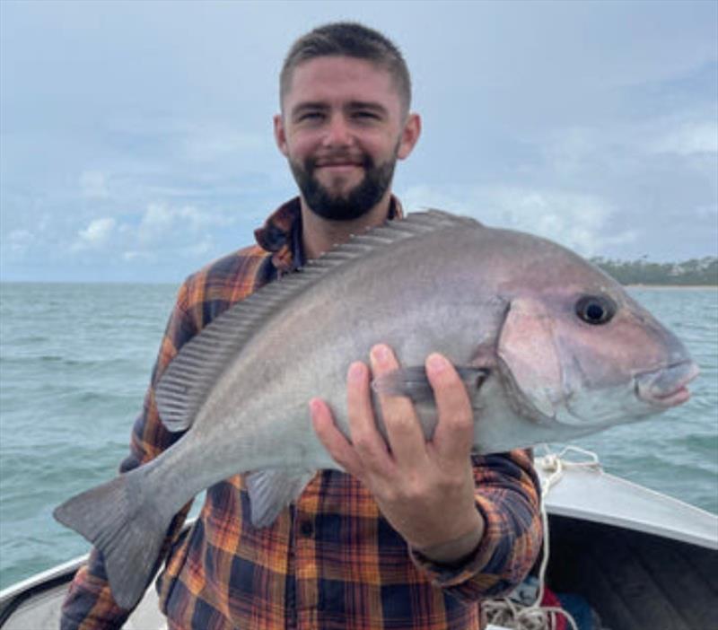 Josh caught this hard-fighting blackall not far from shore this week - photo © Fisho's Tackle World