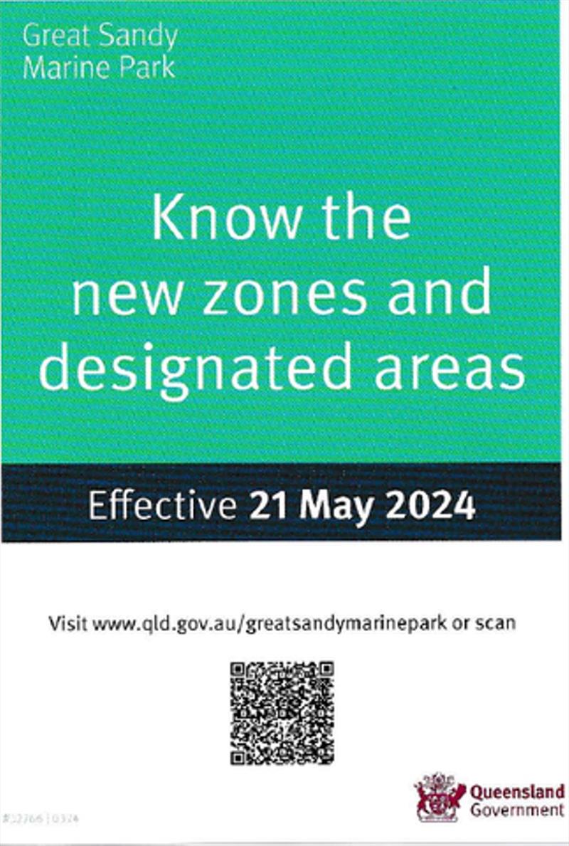 Time to become familiar with the many changes to our Great Sandy Marine Park. Scan the QR Code or look it up online for all the new regs - there are many - photo © Fisho's Tackle World