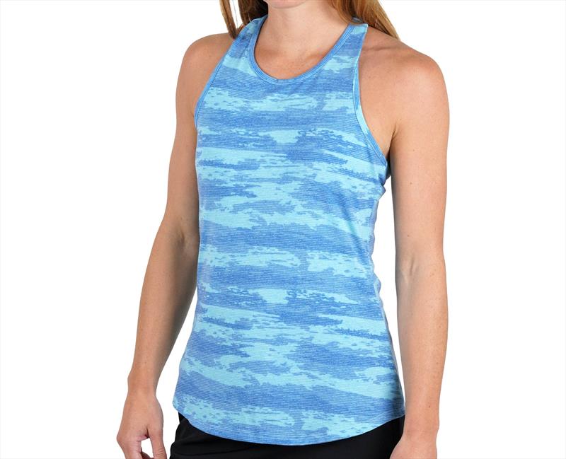 Women's Ocean Bound Printed Performance Tank - photo © AFTCO