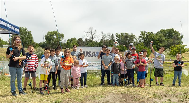 All participating youths received a free rod and reel to take home and continue fishing in the future - photo © Union Sportsmen's Alliance