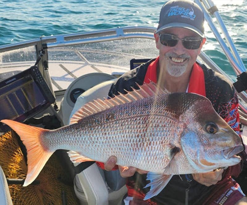 Jamie picked up a solid snapper this week. More to come in the near future no doubt - photo © Fisho's Tackle World