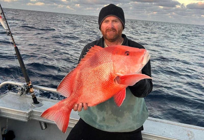 Hitching a ride off 1770 with Clayton resulted in this nice red - photo © Fisho's Tackle World