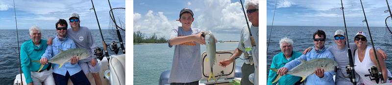 Earl Wivell with his grandsons photo copyright Grady-White taken at  and featuring the Fishing boat class