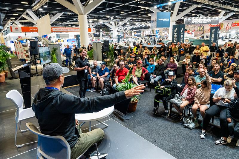 Going fishing with ET (Andrew Ettingshausen) - photo © Sydney International Boat Show