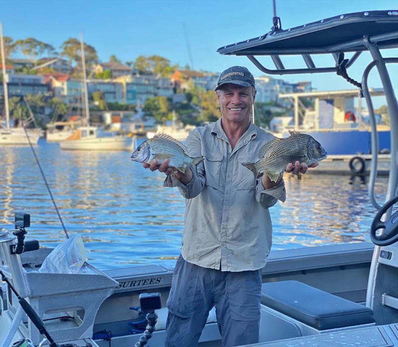 Moving into a Surtees 540 Pro Fisher catching a couple of bream - photo © Andrew Ettingshausen