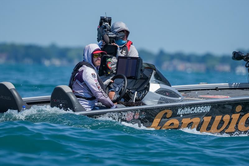 Keith Carson followed his gut instincts and it paid off big time on Day 3 photo copyright Rob Matsuura / Major League Fishing taken at  and featuring the Fishing boat class