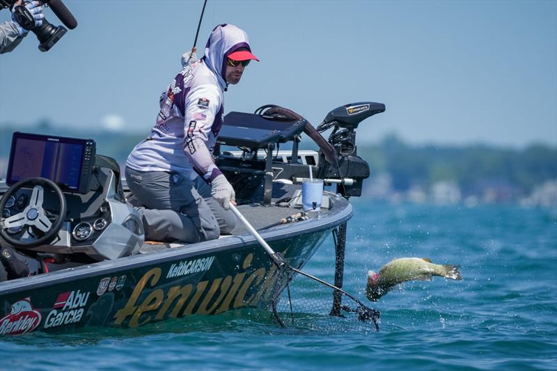 Keith Carson made the run to St. Clair every day to outduel the field photo copyright Rob Matsuura / Major League Fishing taken at  and featuring the Fishing boat class