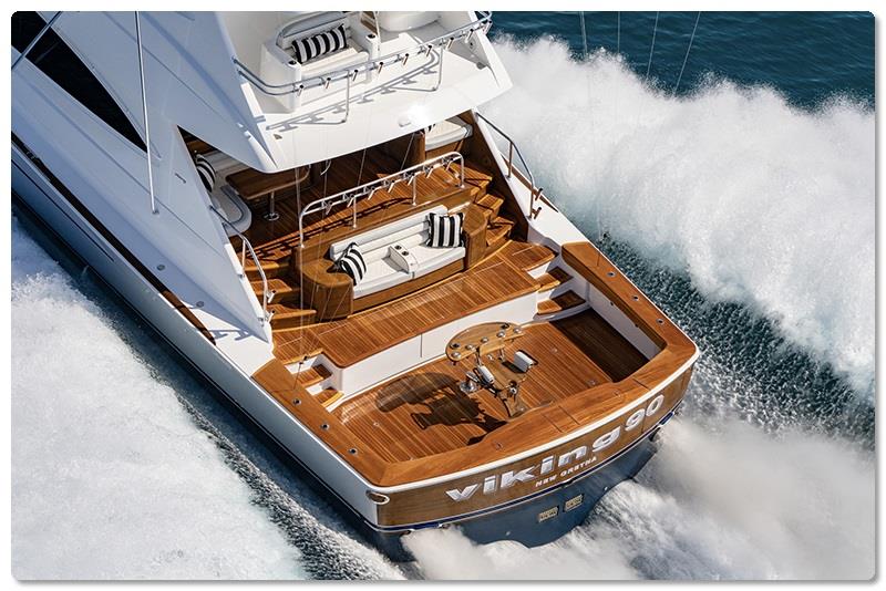 Viking 90 (No. 1) photo copyright Viking Yachts taken at  and featuring the Fishing boat class