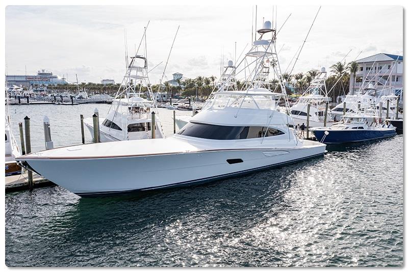 Viking 90 open bridge - photo © Viking Yachts