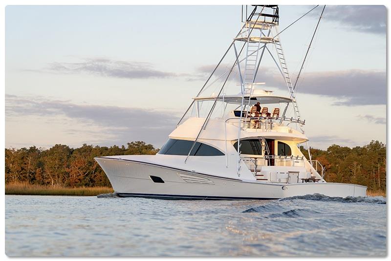 Viking 90 open bridge photo copyright Viking Yachts taken at  and featuring the Fishing boat class