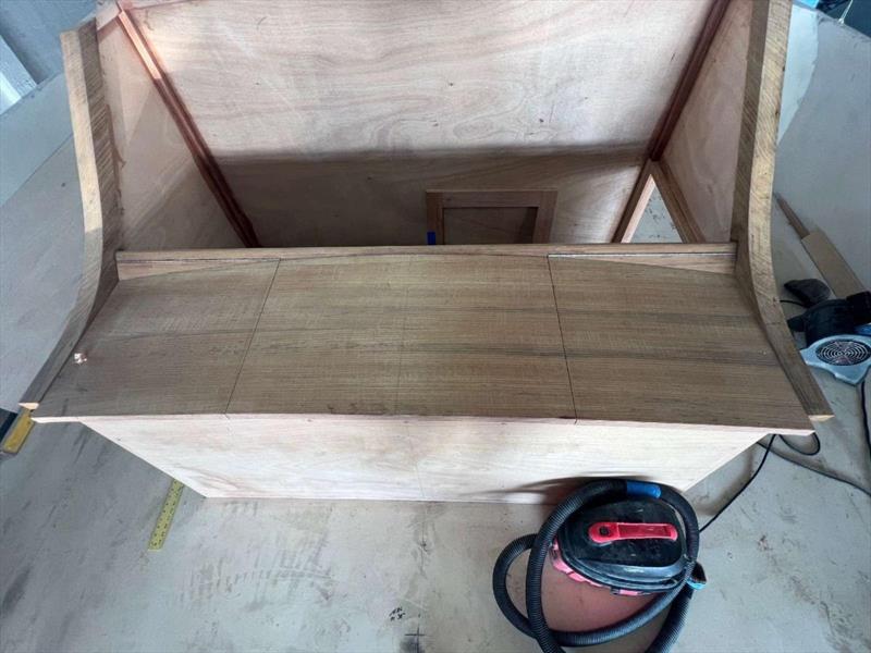 Hull #9 - Bridge console taking shape photo copyright Michael Rybovich & Sons taken at  and featuring the Fishing boat class