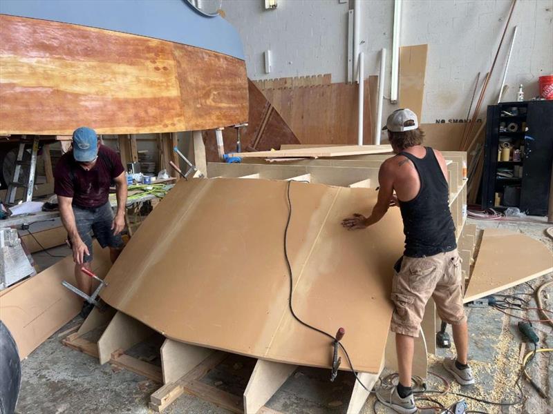 Hull #10 - Bridge fabrication photo copyright Michael Rybovich & Sons taken at  and featuring the Fishing boat class