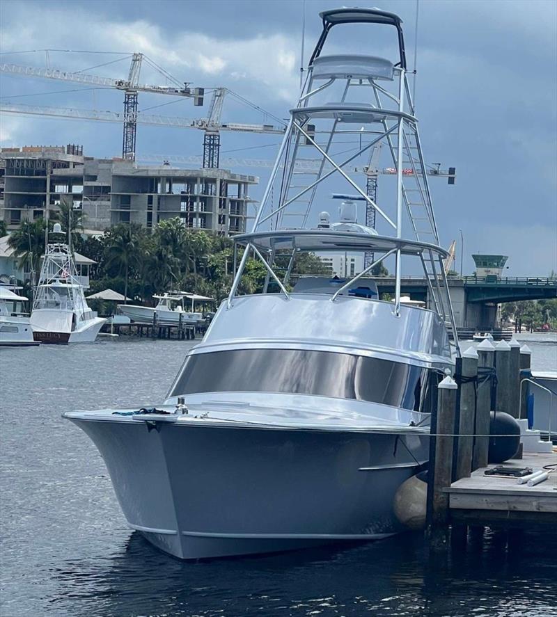 Hull #8 - Bow shot photo copyright Michael Rybovich & Sons taken at  and featuring the Fishing boat class