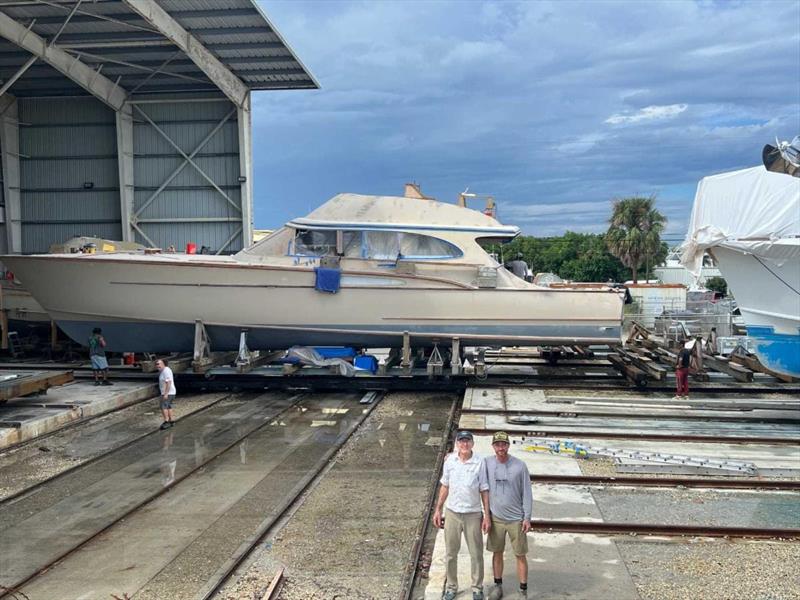 Hull #9 - Our first look out of the shed photo copyright Michael Rybovich & Sons taken at  and featuring the Fishing boat class