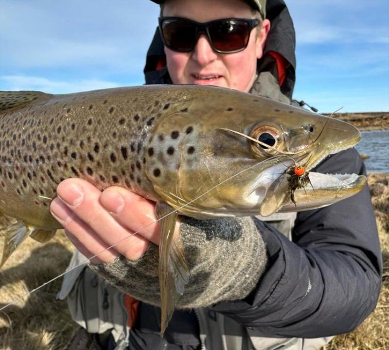 Greeny with a Western Lakes frog feeder photo copyright Spot On Fishing Hobart taken at  and featuring the Fishing boat class