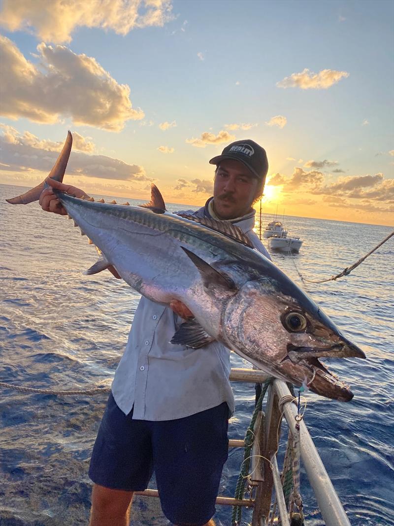 If you want to know anything about catching dogtooth, talk to staff member, Kealen, who spent years working on Big Cat Reality Charters photo copyright Fisho's Tackle World Hervey Bay taken at  and featuring the Fishing boat class