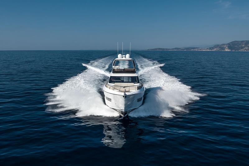 FY670 photo copyright Ferretti Yachts taken at  and featuring the Fishing boat class