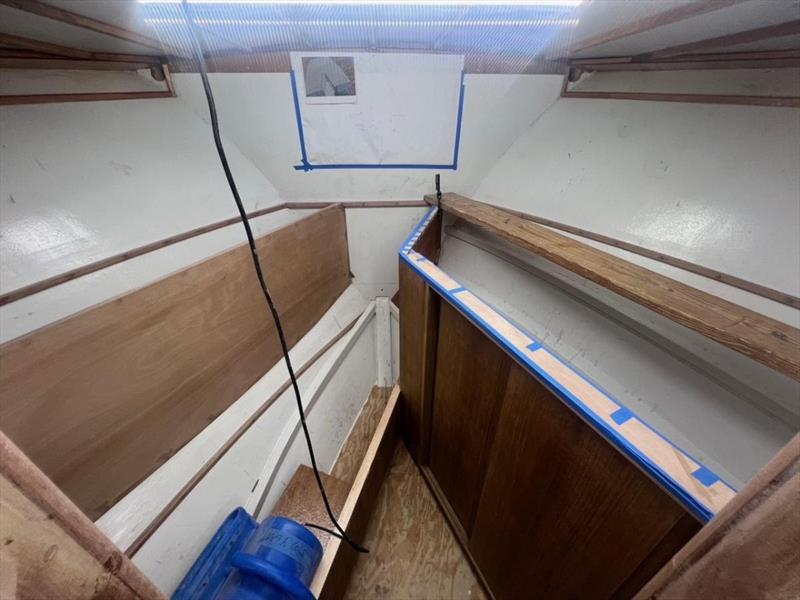 Hull #10 - Forward stateroom bunks - photo © Michael Rybovich & Sons