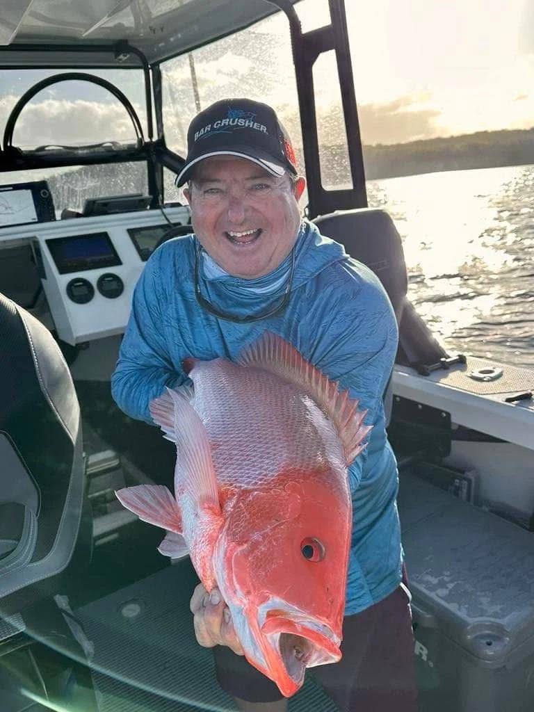 Nannies can be caught throughout the bay. You just need to find them without the sharks, as Jeff did photo copyright Fisho's Tackle World Hervey Bay taken at  and featuring the Fishing boat class