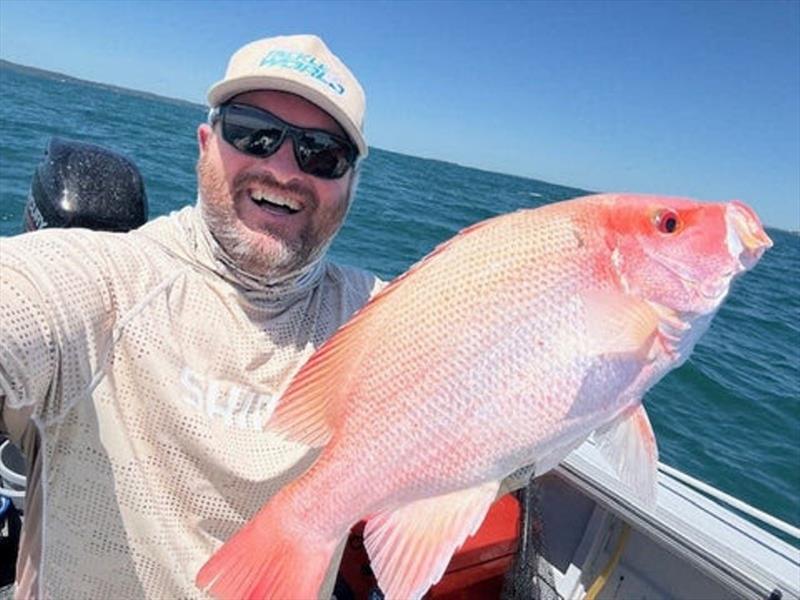 Nannygai are increasingly common inshore at present, and Stuart got amongst them last weekend - photo © Fisho's Tackle World