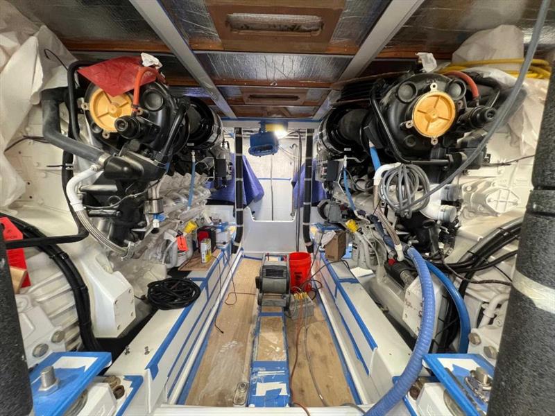 Hull #9 - Engine room finishing touches - photo © Michael Rybovich & Sons