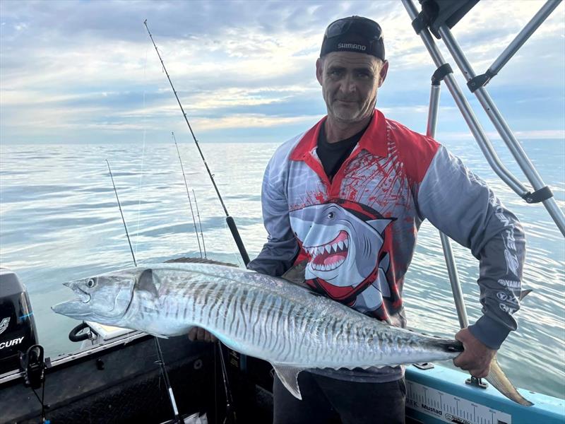 Adrian hit the bay and got amongst the spaniards this week - photo © Fisho's Tackle World