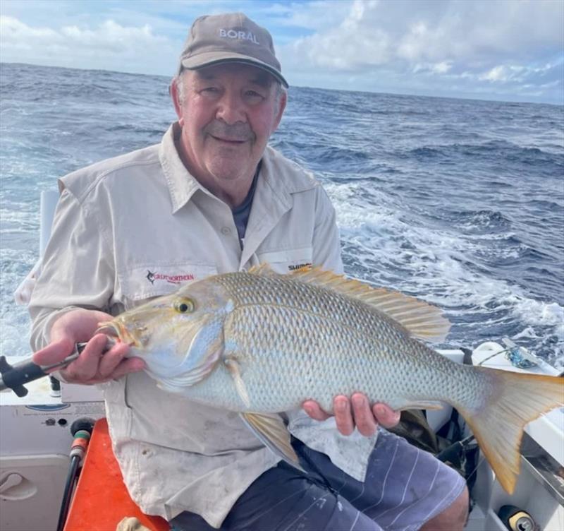 Chris had a ball fishing offshore with Mick and Paul. They caught a mix of reefies once the sharks backed off in the arvo - photo © Fisho's Tackle World