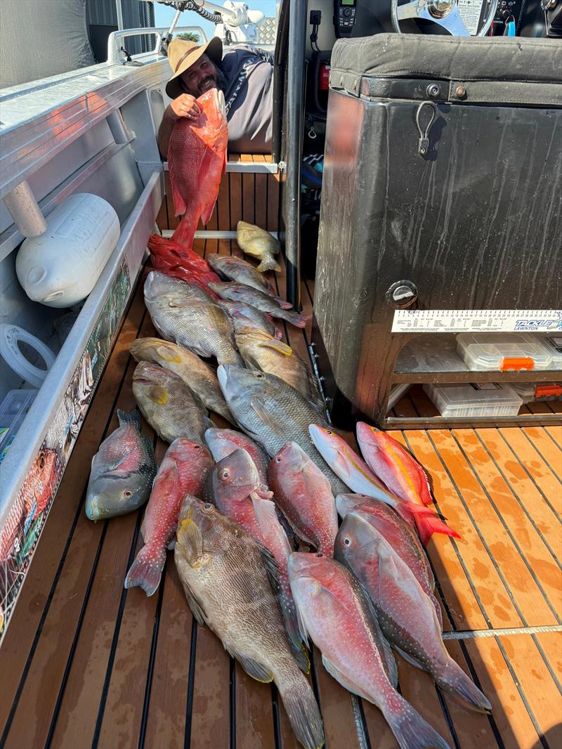Stop playing with your food Paul! - photo © Fisho's Tackle World
