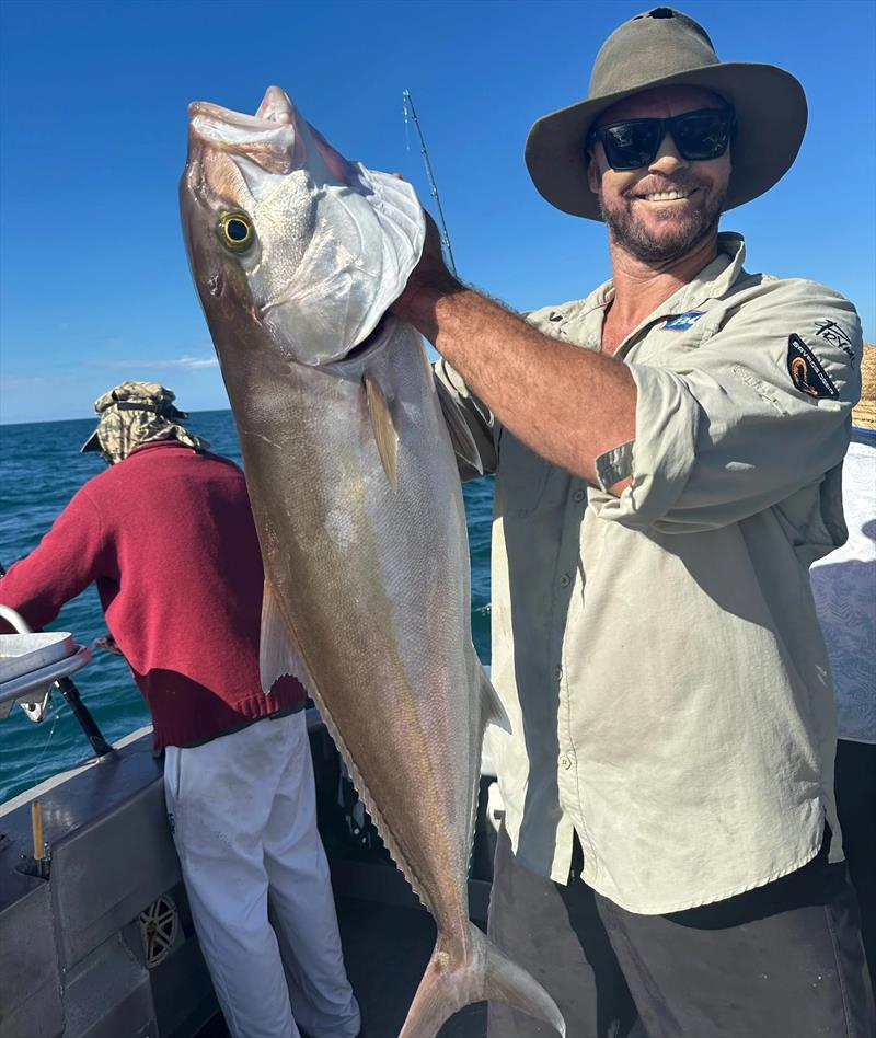Learn to avoid those big banana arches offshore if you don't want to get stretched by AJ's. If you do, then hitch a ride with D.I. Point Fishing Charters - photo © Fisho's Tackle World
