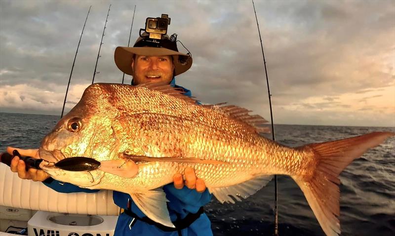 The Bone Toughfia Papuan Black Bass Diver could be the next big thing for snapper trollers. Checkout Sammy on Youtube for evidence of success - photo © Fisho's Tackle World